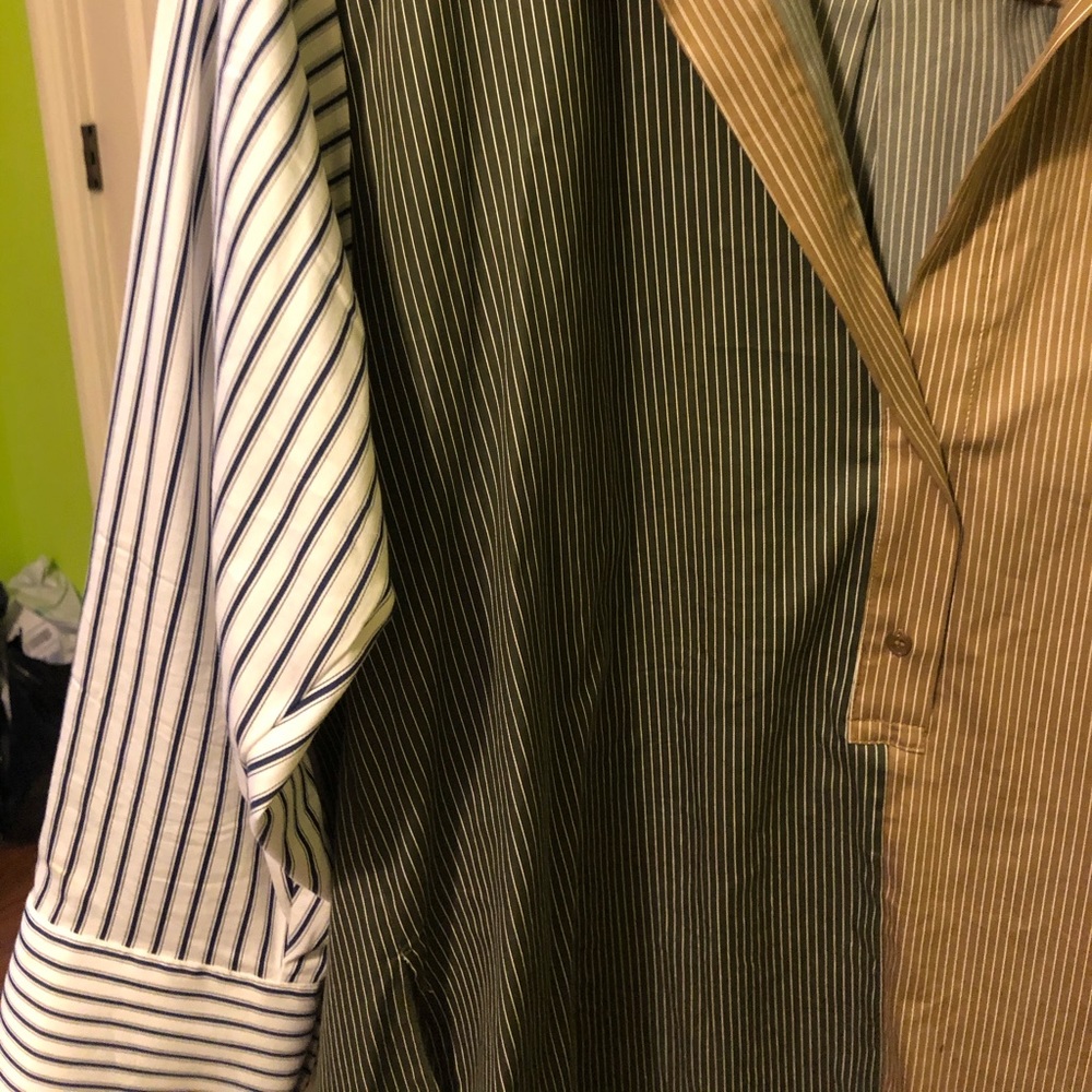 Zara striped hi-lo blouse - Picture 3 of 7